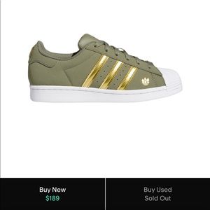 Adidas Superstar Sneakers (Legacy Green)